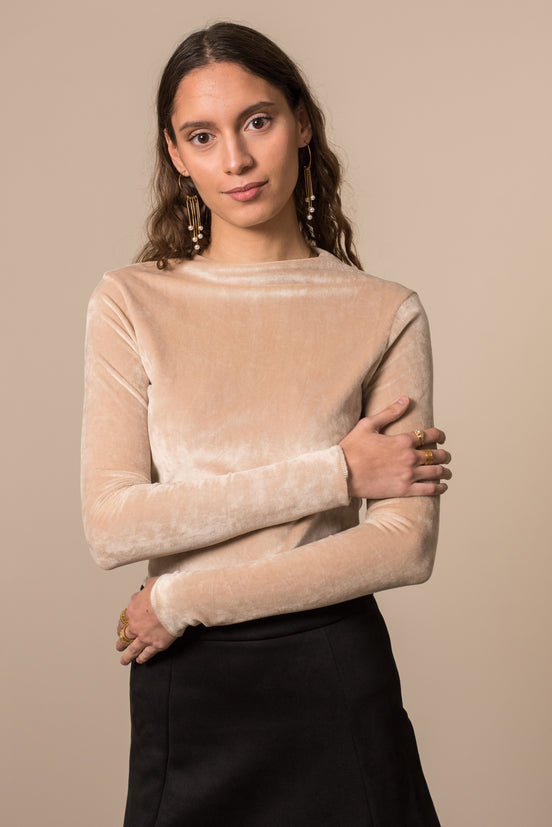 Velvet top
