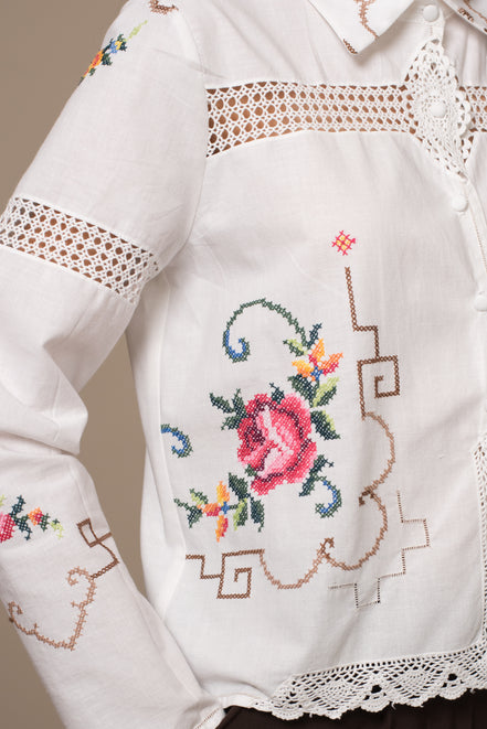 πουκαμισο απο τραπεζομαντηλο